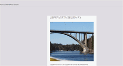 Desktop Screenshot of leppavirtaseura.info