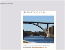 Tablet Screenshot of leppavirtaseura.info